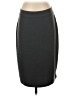 Susan Graver Solid Black Casual Skirt Size S - photo 1