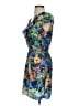 Jessica Simpson 100% Polyester Tropical Blue Cocktail Dress Size S - photo 5