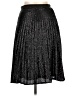 Joie 100% Polyester Metallic Silver Formal Skirt Size 12 - photo 2
