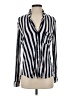 Nordstrom Rack Stripes Ivory Long Sleeve Blouse Size S - photo 1