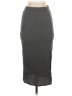Wishlist Solid Gray Casual Skirt Size S - photo 1