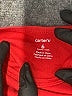 Carter's 100% Cotton Red Long Sleeve Onesie 3-6 MO / 6 MO - photo 3