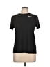 Nike 100% Polyester Black Active T-Shirt Size L - photo 1