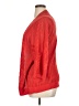 Kim Rogers 100% Cotton Red Cardigan Size XL - photo 5