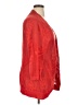 Kim Rogers 100% Cotton Red Cardigan Size XL - photo 4