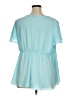 Torrid 100% Polyester Teal Short Sleeve Blouse Size 1X Plus (1) - photo 2