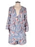 Joie 100% Silk Print Blue Romper Size XS - photo 1