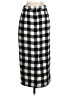 Who What Wear 100% Polyester Checkered-gingham Black Formal Skirt Size 2 - photo 2