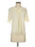 Assorted Brands 100% Polyester Ivory Short Sleeve T-Shirt Size S (estimated) - photo 1