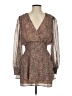 Strut & Bolt 100% Polyester Animal Print Brown Cocktail Dress Size S - photo 1