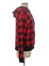 Just Love Plaid Red Pullover Hoodie Size L - photo 4
