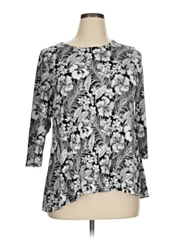Intro 3/4 Sleeve Blouse (view 1)