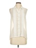 Bisou Bisou 100% Polyester Ivory Sleeveless Blouse Size XS - photo 1