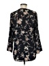 19 Cooper 100% Polyester Black 3/4 Sleeve Blouse Size M - photo 2