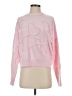 True Love Hearts Pink Pullover Sweater Size S - photo 1