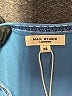 Max Studio 100% Polyester Paisley Blue Cocktail Dress Size XS - photo 7