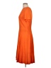 Unbranded Solid Orange Casual Dress Size L (estimated) - photo 5