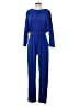 Madison Solid Blue Jumpsuit Size S - photo 1