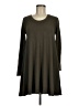 Forever 21 Solid Brown Casual Dress Size M - photo 1