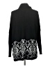 Fever Paisley Black Pullover Sweater Size L - photo 2