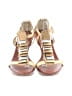 Matt Bernson 100% Leather Gold Wedges Size 8 - photo 2