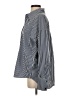 Monrow Stripes Silver Long Sleeve Blouse Size S - photo 5