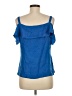 Dunnes 100% Polyester Blue Sleeveless Blouse Size M - photo 2