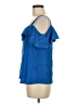 Dunnes 100% Polyester Blue Sleeveless Blouse Size M - photo 5