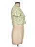 Shein Green Short Sleeve Top Size L - photo 4