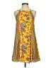 Miami 100% Polyester Paisley Yellow Casual Dress Size XS - photo 1