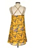 Miami 100% Polyester Paisley Yellow Casual Dress Size XS - photo 2