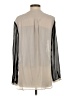 DKNYC 100% Polyester Gray Long Sleeve Blouse Size S - photo 2