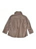 Assorted Brands 100% Cotton Tweed Brown Long Sleeve Button-Down Shirt 18-24 MO / 24 MO - photo 2