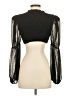 NBD 100% Polyester Black Long Sleeve Blouse Size S - photo 2
