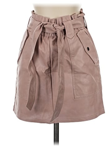 iris Faux Leather Skirt (view 1)