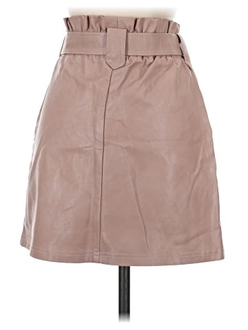 iris Faux Leather Skirt (view 2)
