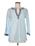 Assorted Brands Blue 3/4 Sleeve Blouse Size 12 - photo 1