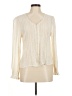 Unbranded 100% Polyester Ivory Long Sleeve Blouse Size M - photo 1
