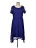 Dana Buchman Blue Casual Dress Size L - photo 1