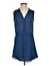 Babaton 100% Silk Blue Sleeveless Silk Top Size XXS - photo 1