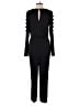 Bold Elements Solid Black Jumpsuit Size L - photo 2