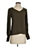 Express 100% Polyester Brown Long Sleeve Blouse Size XXS - photo 1