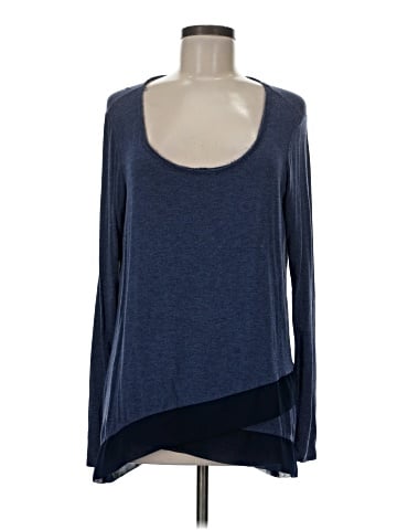Bordeaux Long Sleeve Top (view 1)