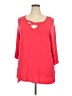 Cha Cha Vente Red 3/4 Sleeve T-Shirt Size 2X - photo 1