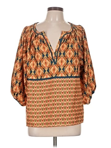 Collective Concepts 3/4 Sleeve Blouse (view 1)