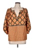 Collective Concepts 100% Polyester Orange 3/4 Sleeve Blouse Size L - photo 1