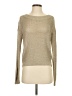 Aqua Metallic Tan Pullover Sweater Size S - photo 1