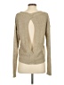 Aqua Metallic Tan Pullover Sweater Size S - photo 2