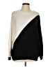 Laurie Felt Color Block Black Pullover Sweater Size L - photo 1