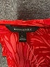 Banana Republic 100% Polyester Red Short Sleeve Blouse Size L - photo 7